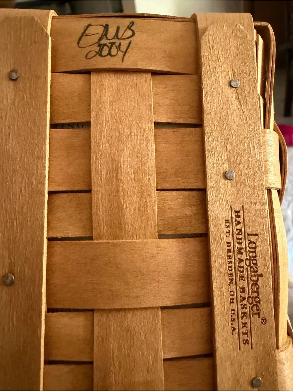 LONGABERGER BISCUIT BASKET SET/2004